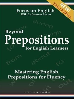 cover image of Beyond Prepositions for ESL Learners--Mastering English Prepositions for Fluency